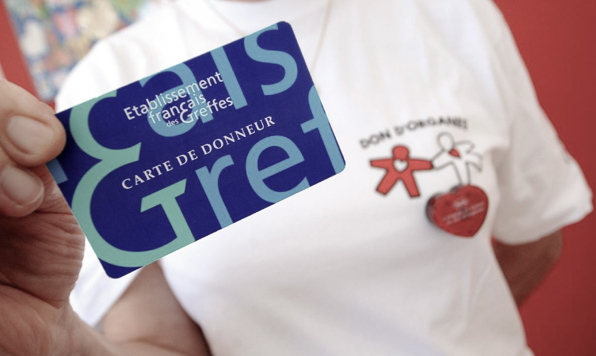 Carte de donneur d'organes