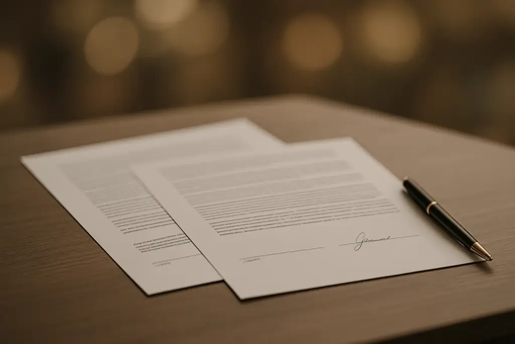 Documents signés